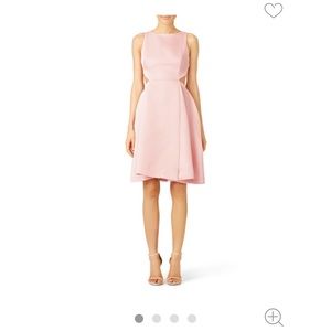 Halston Heritage Cut Out Dress with POCKETS!